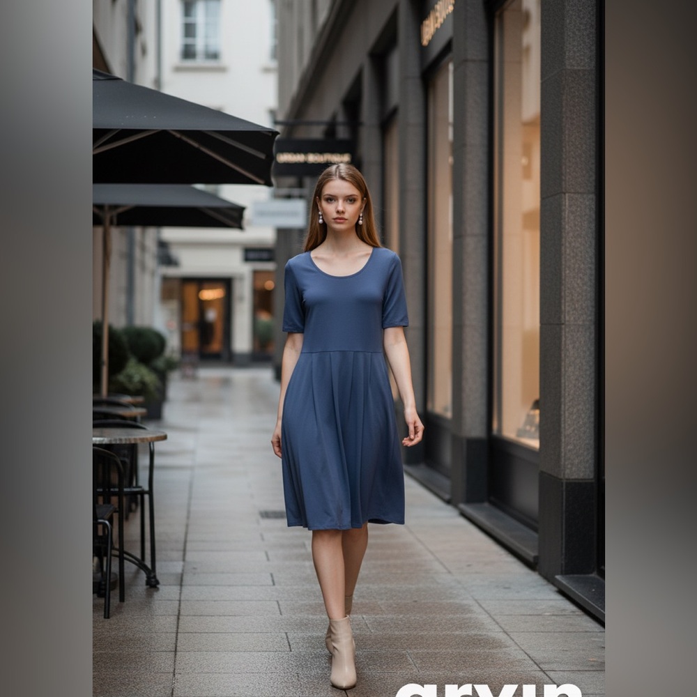 Pure Essence Blue Women's Dress